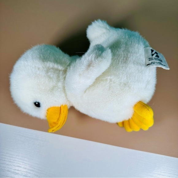 Bercor Collection Plush Duck White Vintage Stuffed Animal Plush Lovey 10”T Korea - Picture 5 of 8